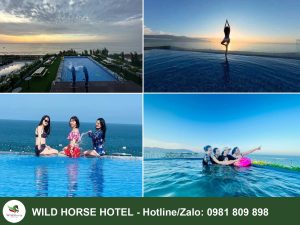 Bể bơi vô cực tại Wilde Horse Hotel Biển Hải Tiến