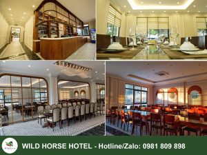 Phòng ăn tại Wild Horse Hotel Biển Hải Tiến